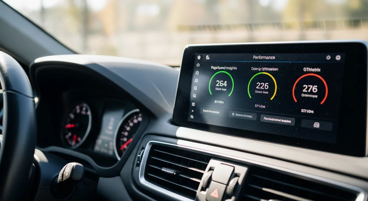 Tableau de bord d'analyse des performances Web et Core Web Vitals