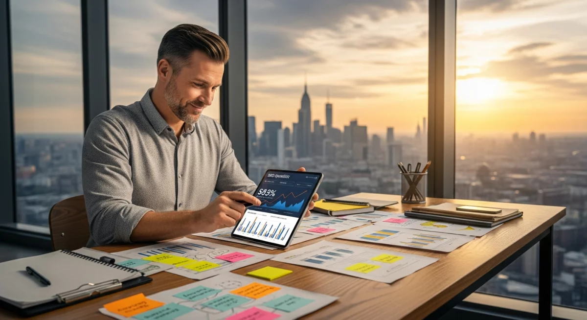 Dashboard d'outils de suivi de backlinks affichant des métriques de qualité et de diversité des liens entrants