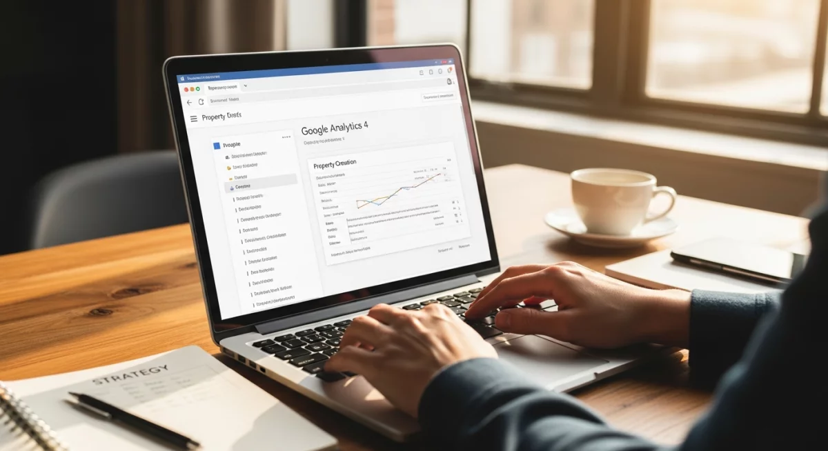 Configurer Google Analytics 4 : Guide Complet 2026 (Étape par Étape) Photos par Gemini
