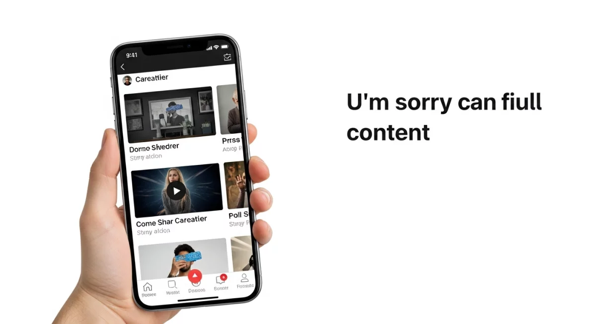 Professionnel créant du contenu varié sur LinkedIn avec ordinateur et smartphone montrant différents formats de posts