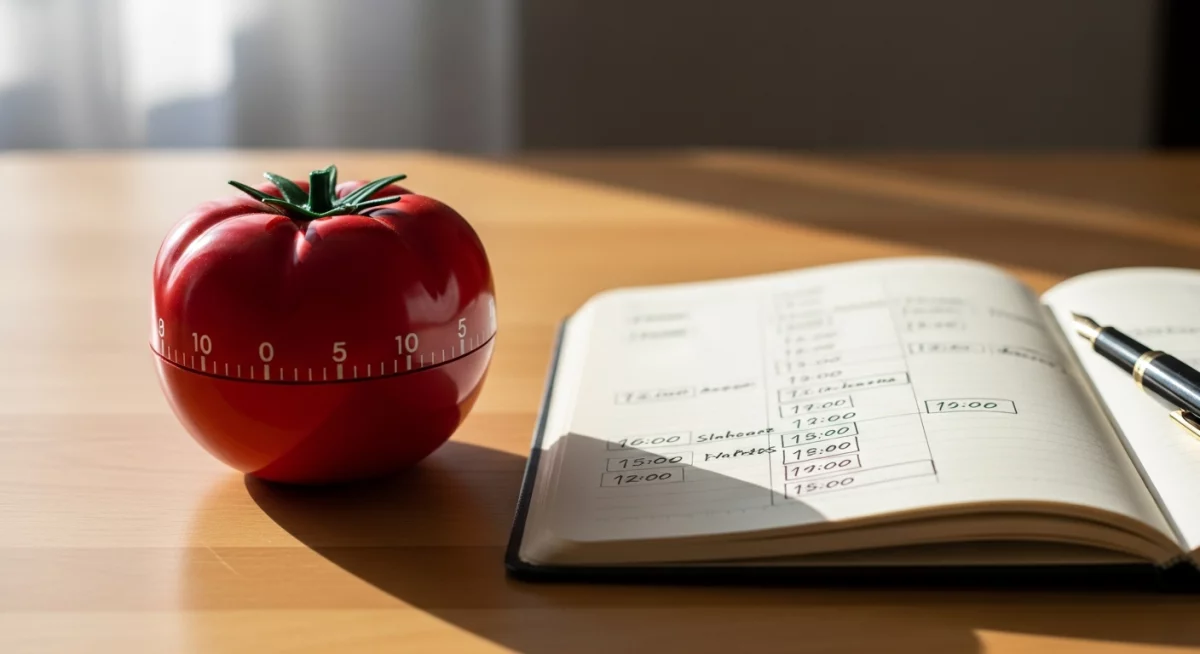 Time Blocking et Méthode Pomodoro : le duo gagnant pour la productivité Photos par Gemini