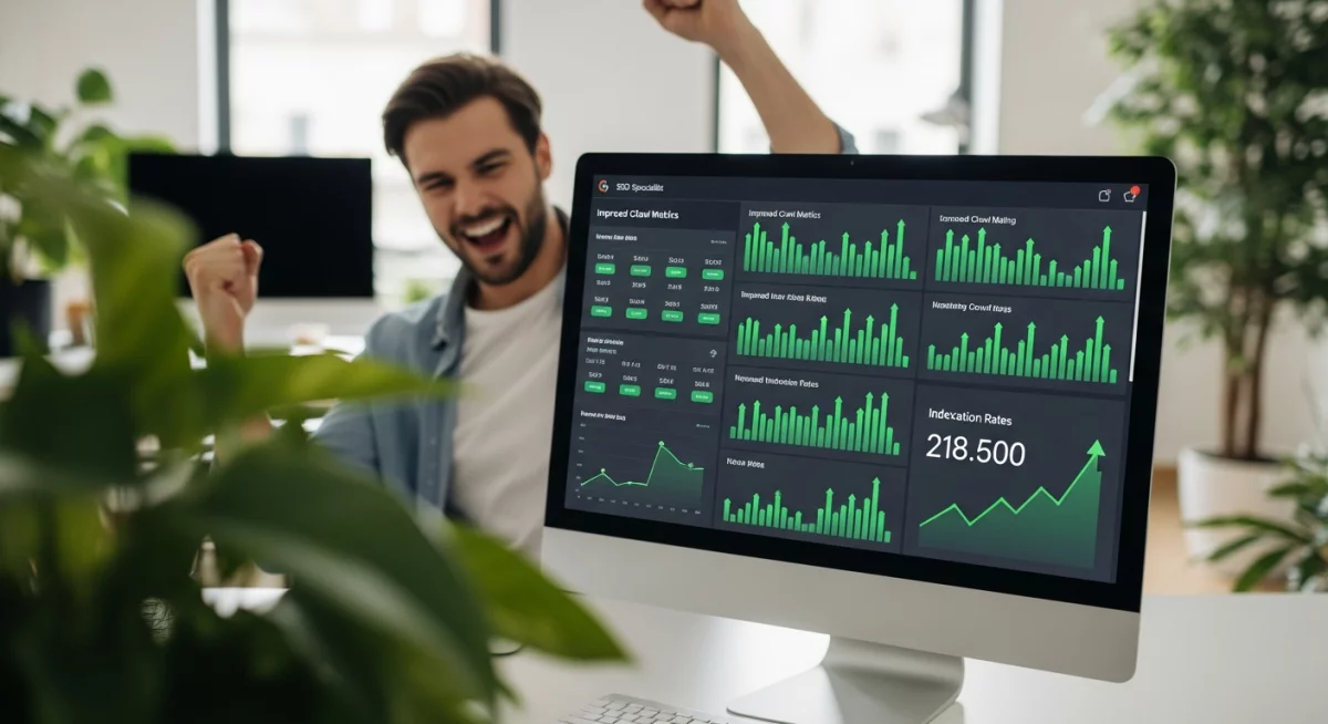Optimisation technique d'un site web avec visualisation de l'architecture des liens internes et du flux de crawl