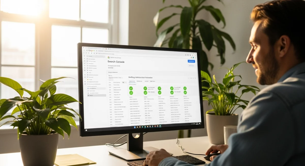 Tableau de bord Google Search Console affichant les rapports d'internationalisation et les balises hreflang validées